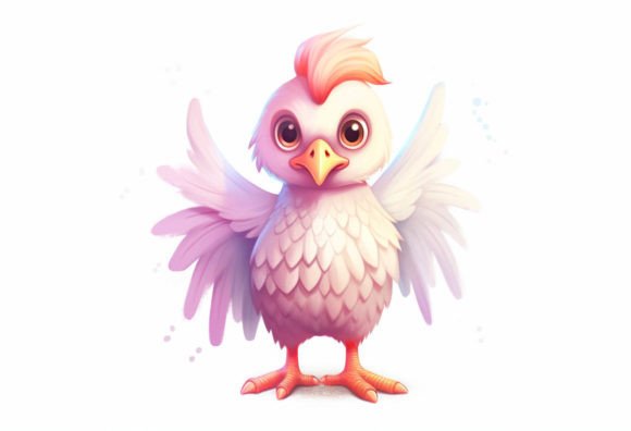 Adorable Chicken Kawaii Animal: Digital Wall Art Guide