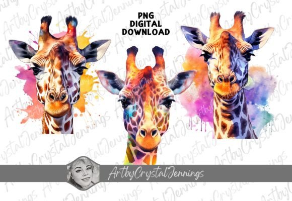 African Giraffe Safari Animal PNG: A Designer's Go-To Asset