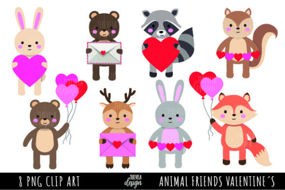 Animal Friends Valentine's Day: Designing with Whimsy and Heart
