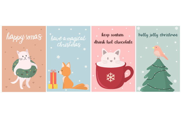 Christmas Card Remarkable Animal Set: Festive Creativity