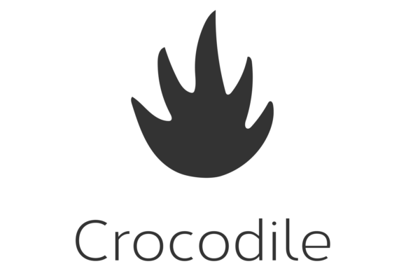 Crocodile Footprint. Safari Wild Animal: A Primal Mark for Modern Design