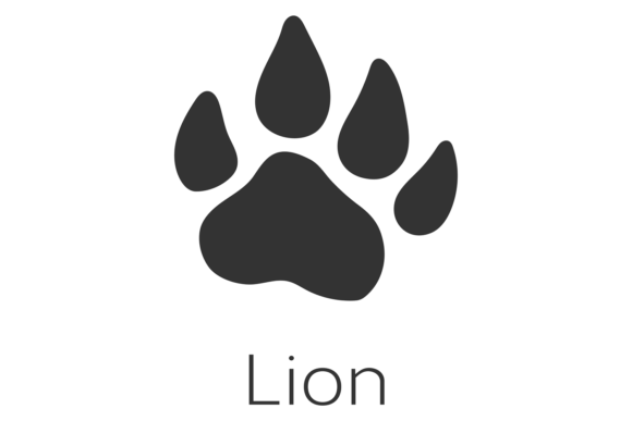 Lion Footprint: The African Wild Animal Paw in Your Design Toolkit