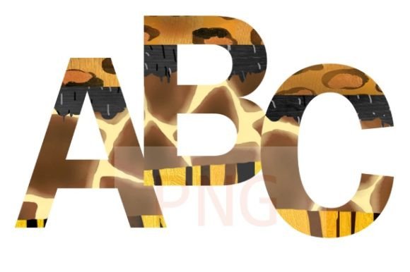 Tiger Alphabet Png Wild Animal Font: Unleash Your Design