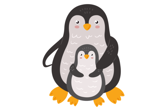 Understanding the Visual Charm of Cute Penguin with Baby