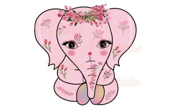 Unleashing Whimsy: The Pink Elephant Flower PNG for Creative Projects